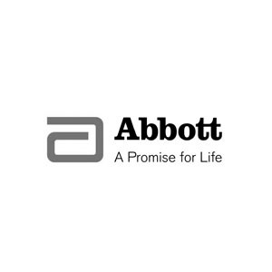 Logo b/n Abbott